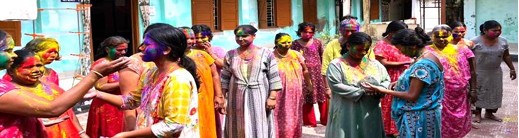 Holi Utsav in Half Way Home